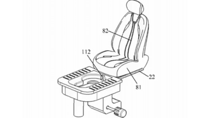 EV Innovation: Chinese comapnay Patents In-Vehicle Toilet Hidden Under Car Seat