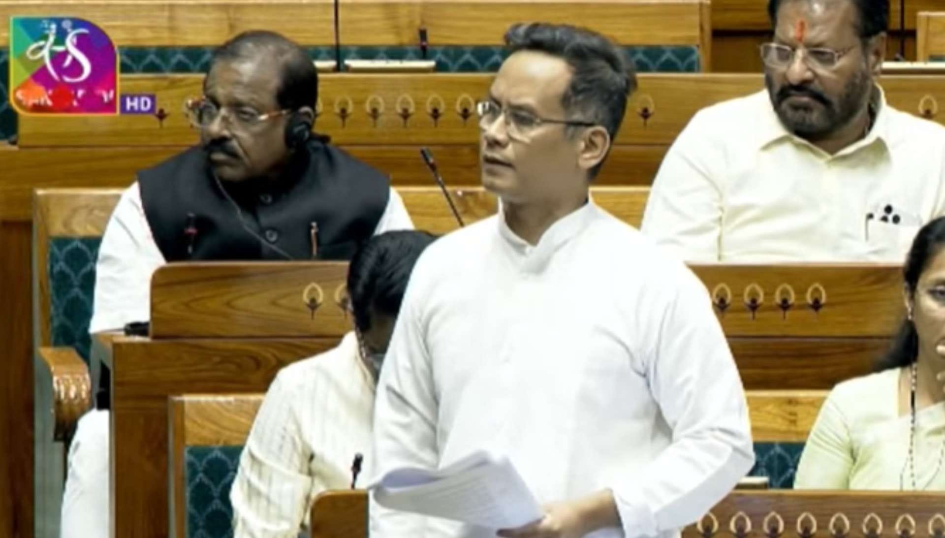 गौरव गोगोई ने सरकार पर उठाए सवाल कांग्रेस सांसद गौरव गोगोई