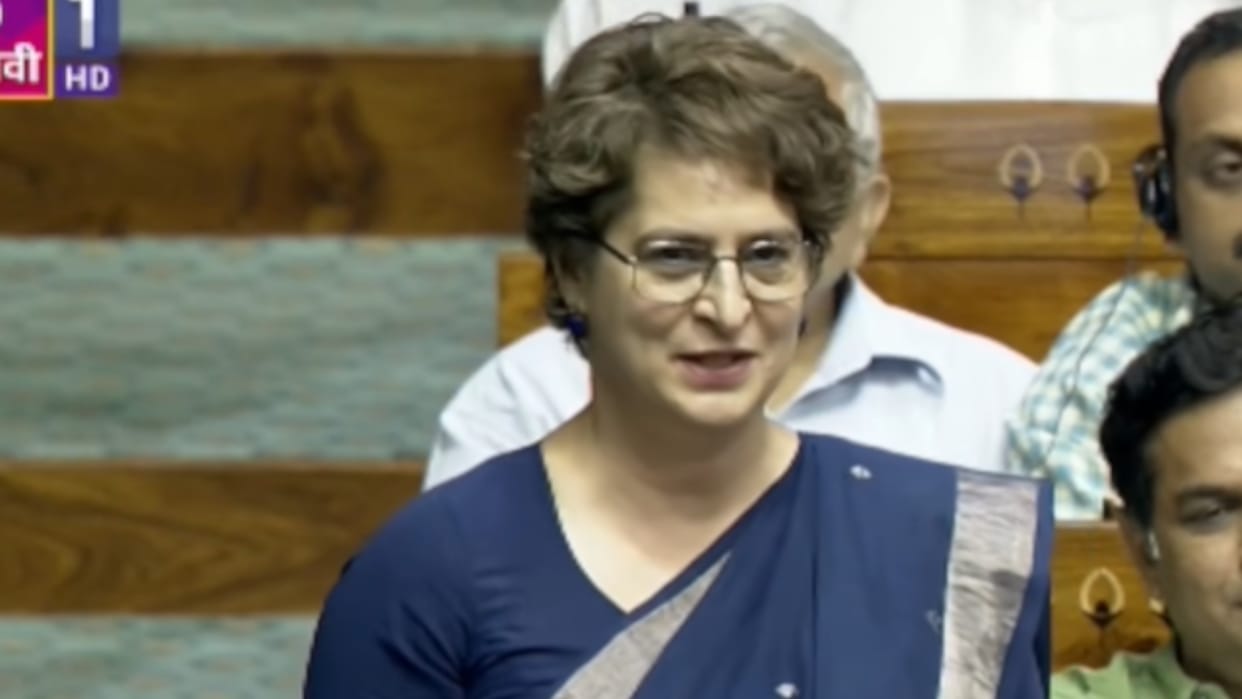 priyanka gandhi target amit shah chanakya comment lok sabha debate hindi news