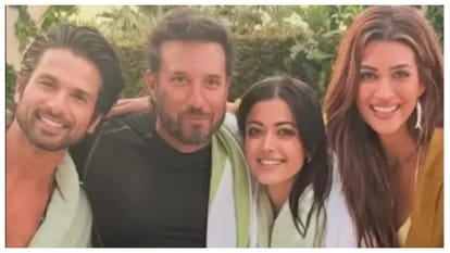 Cocktail 2 Rashmika Mandanna share bts video of Jab Talak song Shoot in Italy with Shahid kapoor Kriti sanon