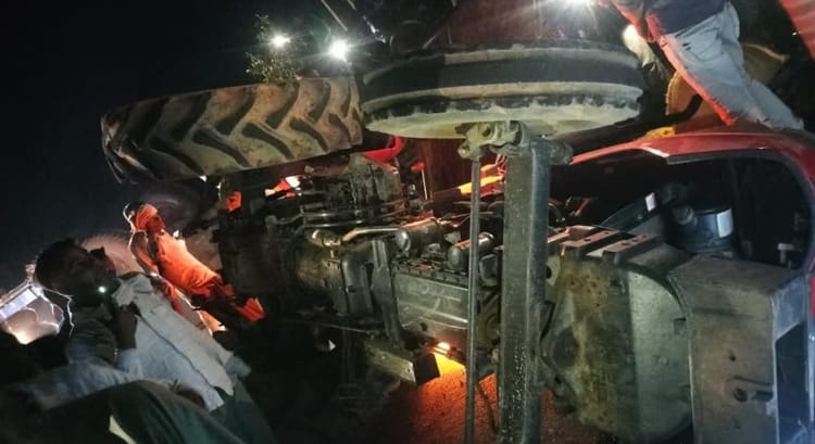 श्योपुर में दर्दनाक हादसा: भात देने जा रहे लोगों से भरी ट्रॉली पलटी, चार महिलाओं की मौत; 26 लोग बुरी तरह घायल