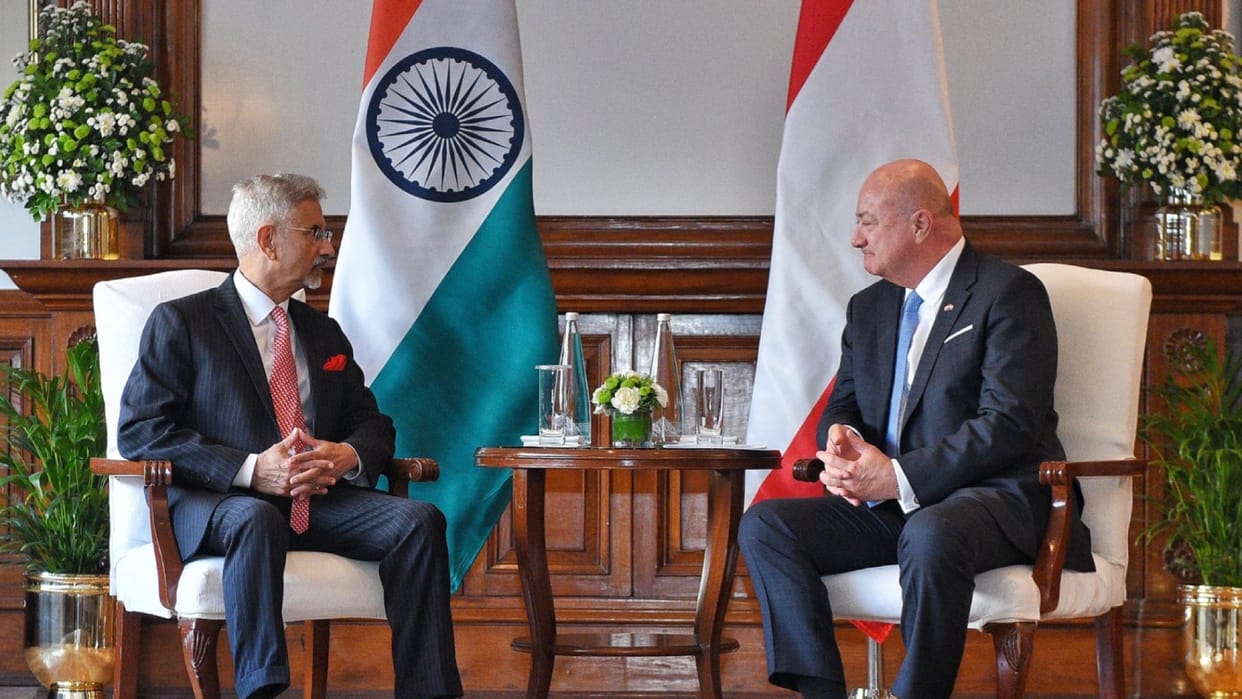 Austria chancellor christian stockner visit india trade ties to strengthen jaishankar  pm modi