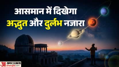 Planetary Parade rare celestial event planet parade of mercury mars saturn neptune visible india check timing