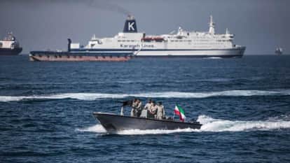 us iram war uss spruance turns back iranian ship us centcom blockade hormuz strait maritime trade impact