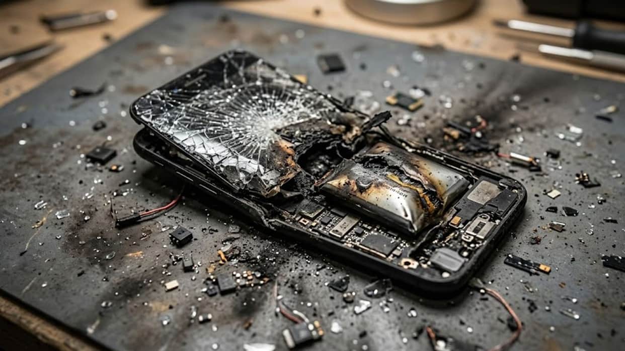 iPhone bursts in pocket