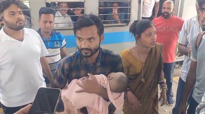 बच्चे के लिए रोकी गई ट्रेन