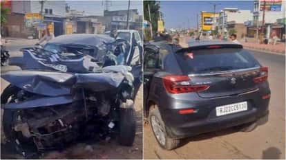 Rajasthan News: Dumper Truck Collides Violently with Car in Pali; Doctor Dies, One Other Critically Injured