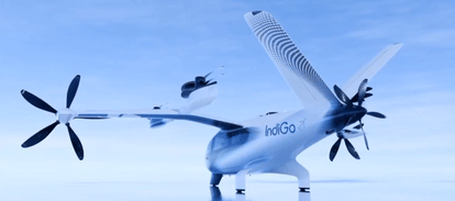 IndiGo's Flying Taxi Bet Airline Invests ₹10 Cr Launch 'Shunya' Air Taxi by 2028