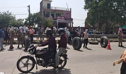 Fatehpur Saree Gets Entangled Container Crushes Woman Returning from Temple Vehicle Sought with Help of CCTV