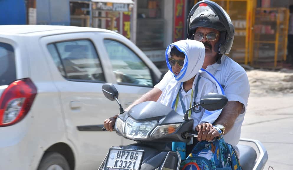 Kanpur Weather sun is already spewing fire this morning mercury is rising by three degrees every 60 minutes