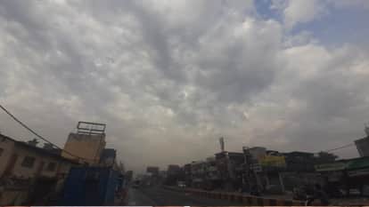 Sunny morning followed by cloudy skies, slight relief from heat but no chances of rain