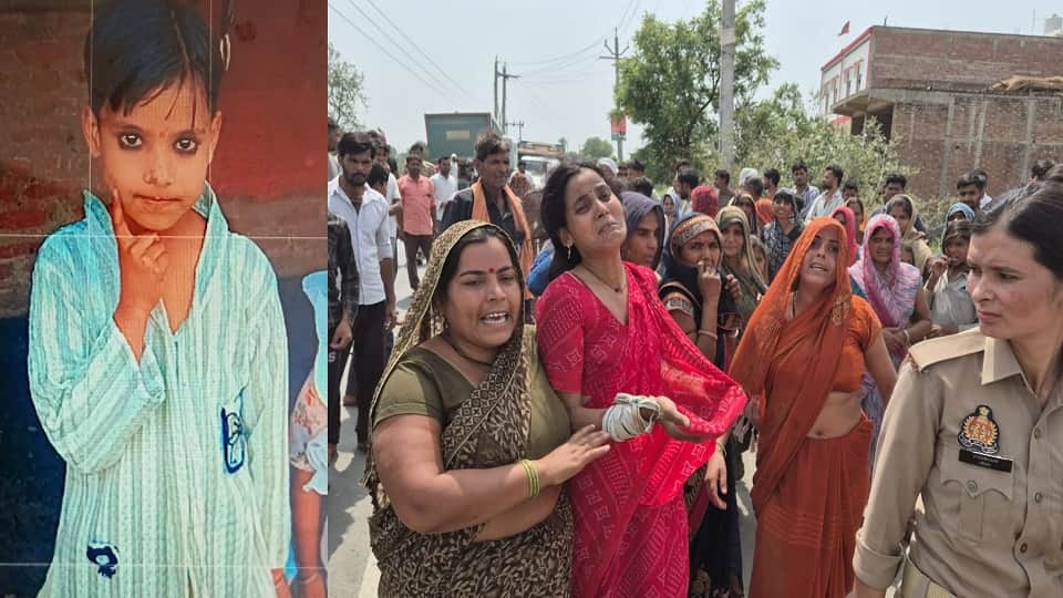 Dumper Collides with Family on Bike Outrage Erupts Over Death of Innocent Child