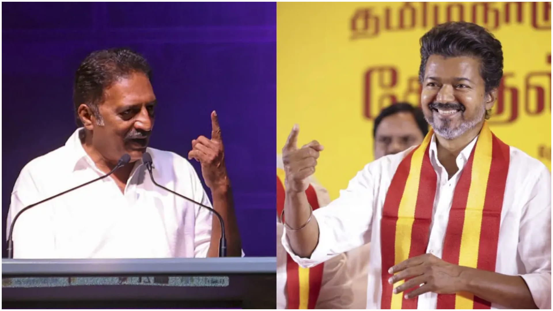 Prakash Raj Jabs Jana Nayagan Co Actor Thalapathy Vijay Says Can Not Give Actors The Country