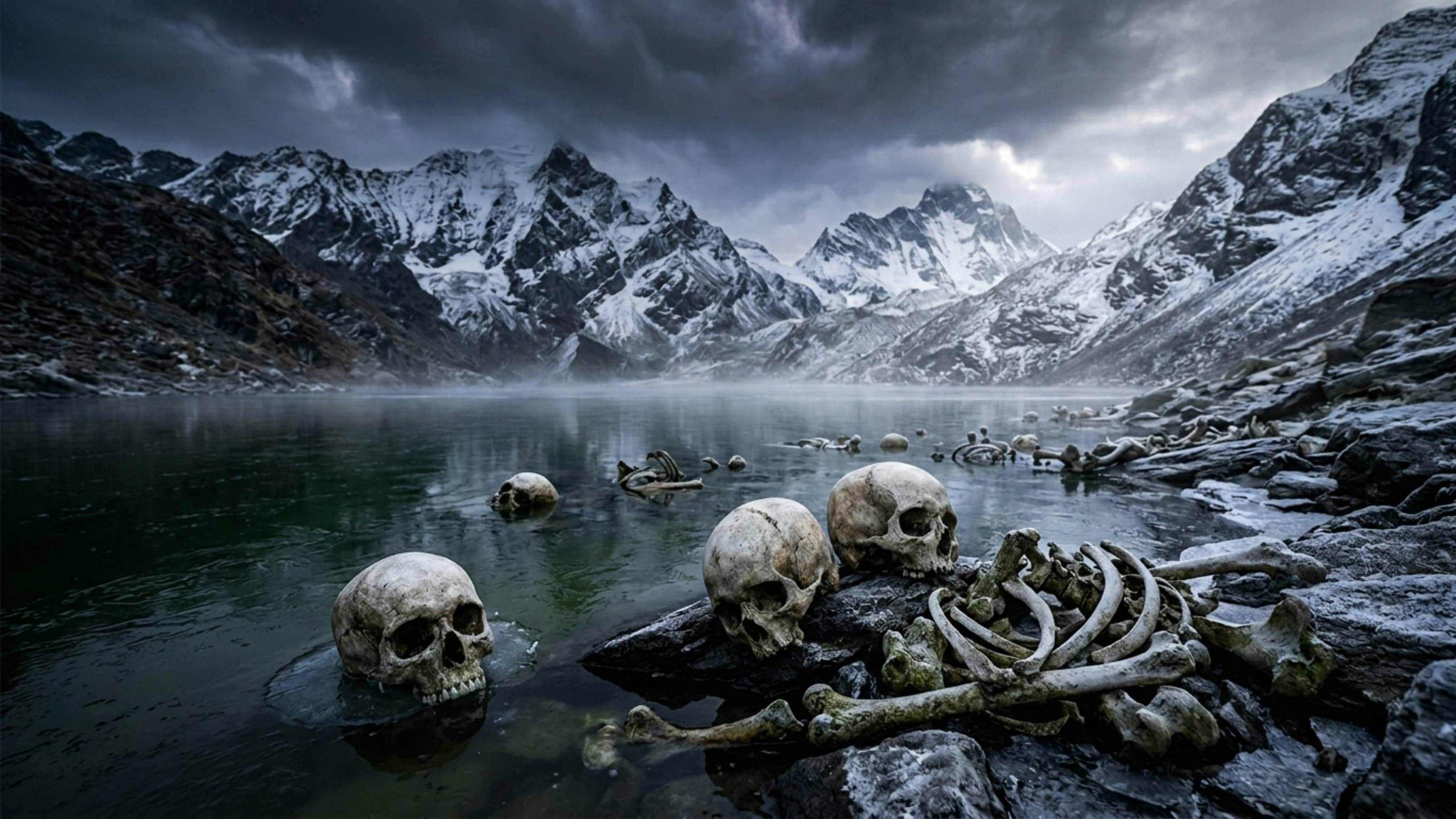Lake of Skeletons Roopkund Lake In Chamoli Uttarakhand Mystery