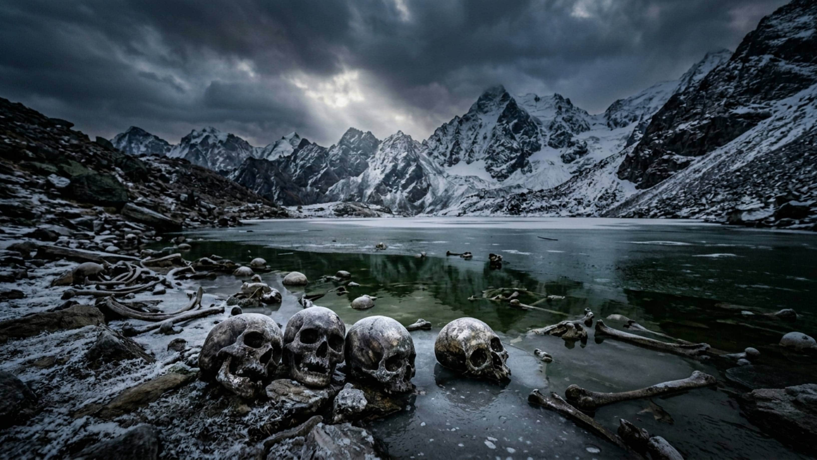Lake of Skeletons Roopkund Lake In Chamoli Uttarakhand Mystery