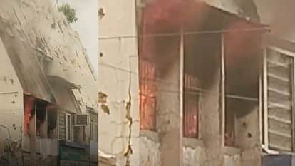 Massive Fire Breaks Out at Sky Tower in Agra Panic in Sanjay Place Fire Tenders Rush to Spot