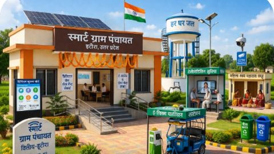 Agra’s Itaura Selected as Smart Gram Panchayat with High-Tech Facilities