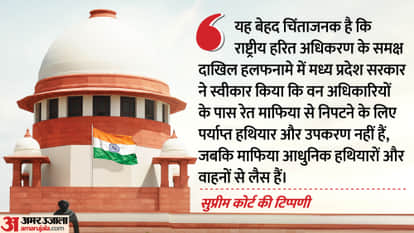 The Supreme Court has once again reprimanded the MP government over illegal mining in the Chambal region