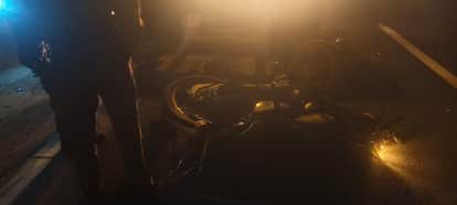 Bike crashes into stationary Hydra on Delhi-Dehradun Expressway, one dead and one injured