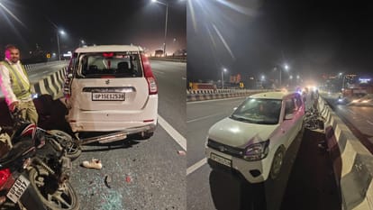 Up:मंगेतर से मिलने जा रहा था शिव, हो गया मौत से सामना; हाईवे पर खड़ी कार में मारी जोरदार टक्कर – Biker Heading To Meet Fiancee Dies In Accident On Delhi-meerut Expressway