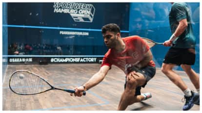 Veer Chotrani defeated Raphael Kandra to move into the quarterfinals of the Hamburg Open squash
