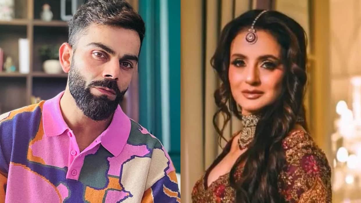 Ameesha Patel  Reaction ON german influencer lizlaz post liked by Virat kohli