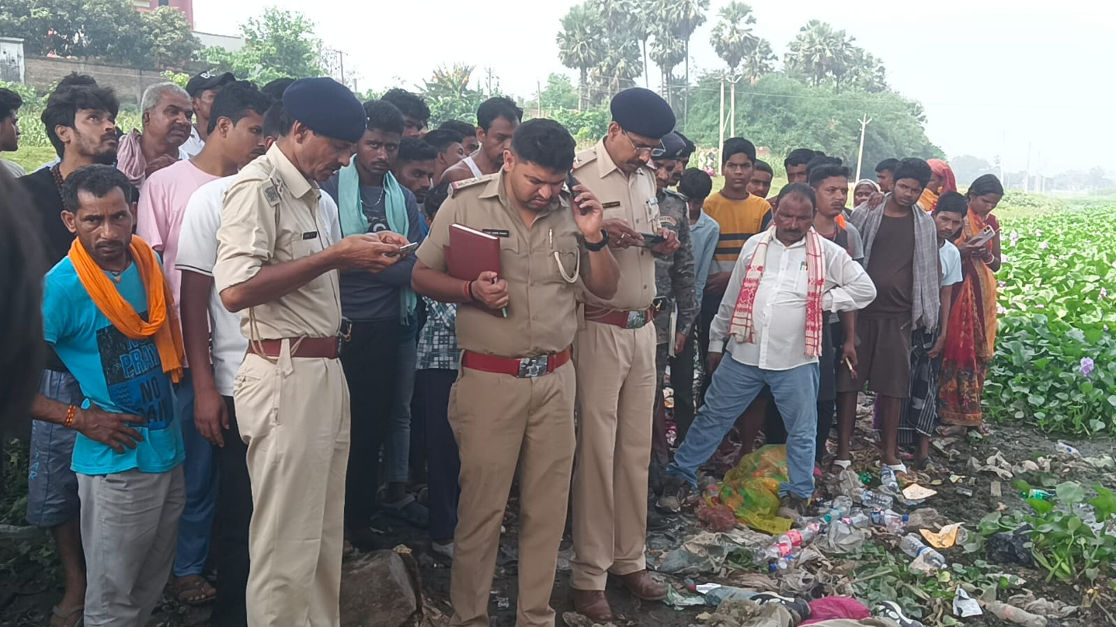 जांच में जुटी पुलिस।
