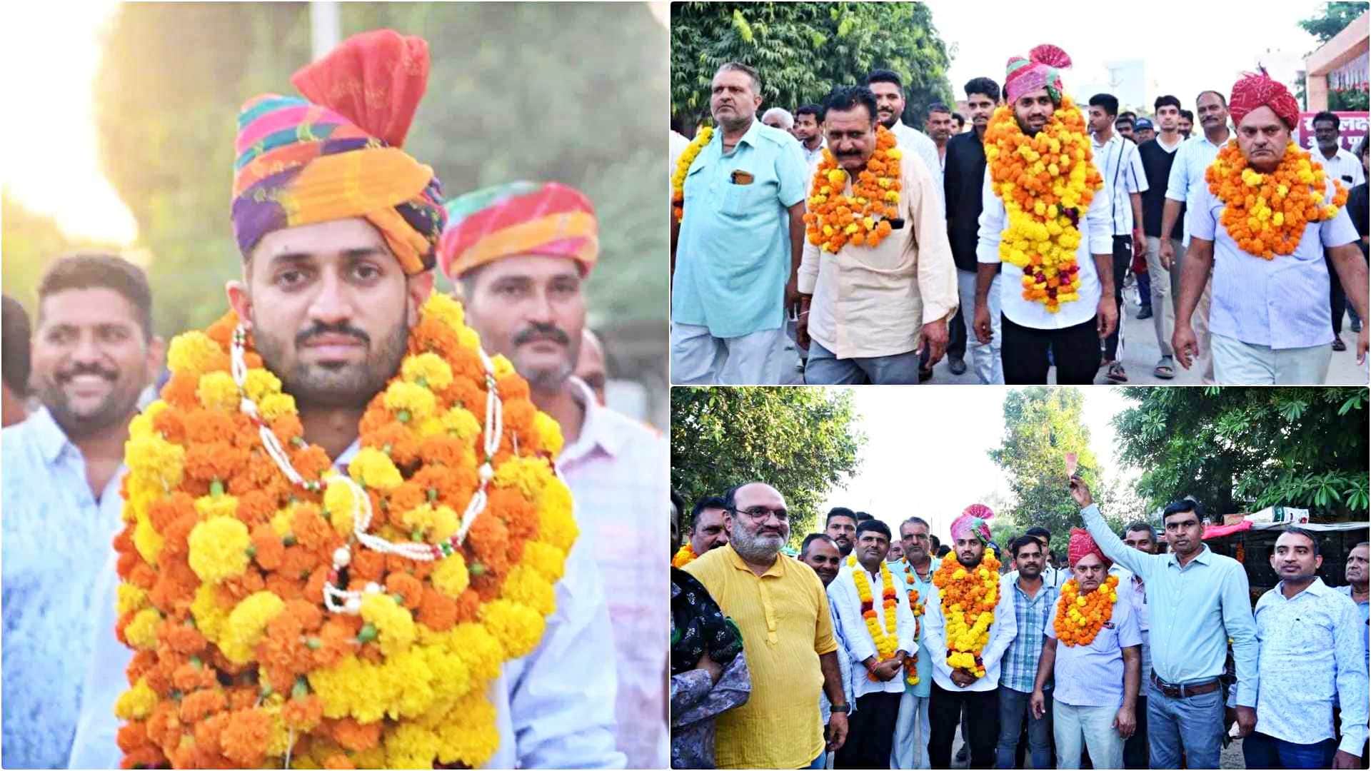ब्यावर के रविन्द्र सिंह चारण ने प्रदेश में चौथा स्थान हासिल कर रचा इतिहास