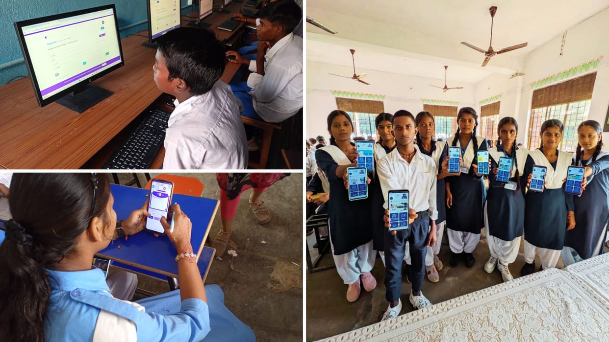 Interactive Panels Installed in 33 Schools in Mirzapur Adani Foundation Initiative Learning Set Easier