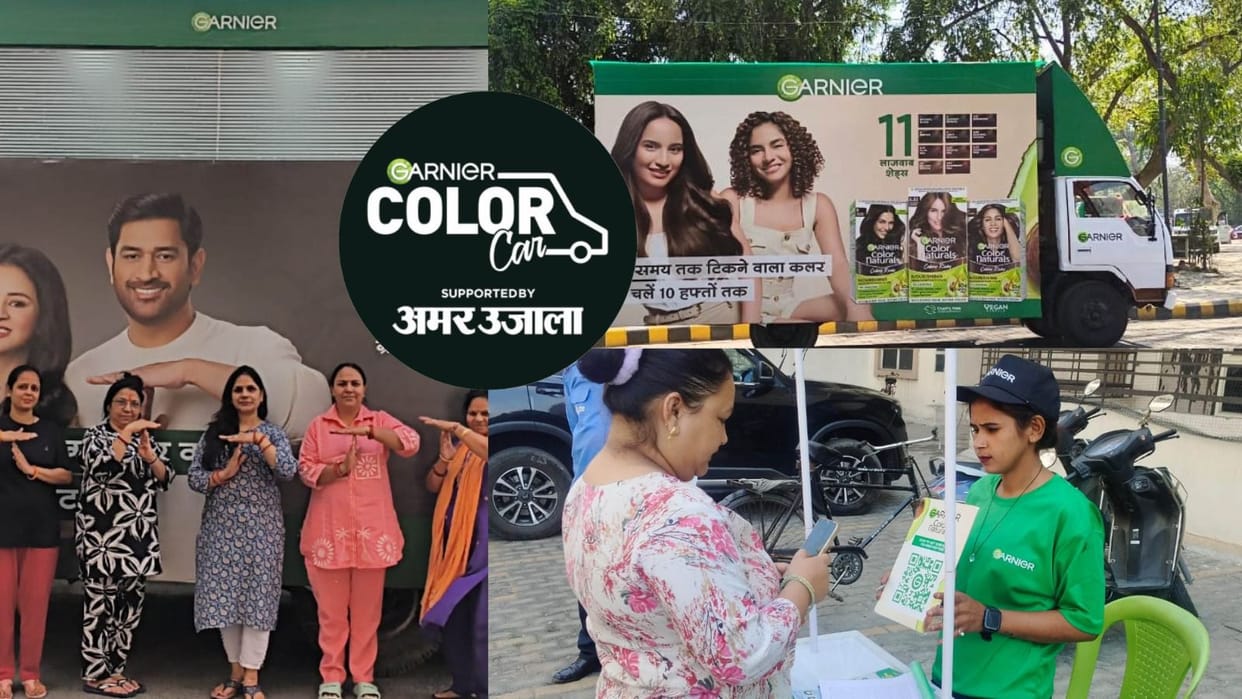 Garnier Colour Van Uttar Pradesh Customers get Premium Experience Virtual Try On Technique Expert Service news
