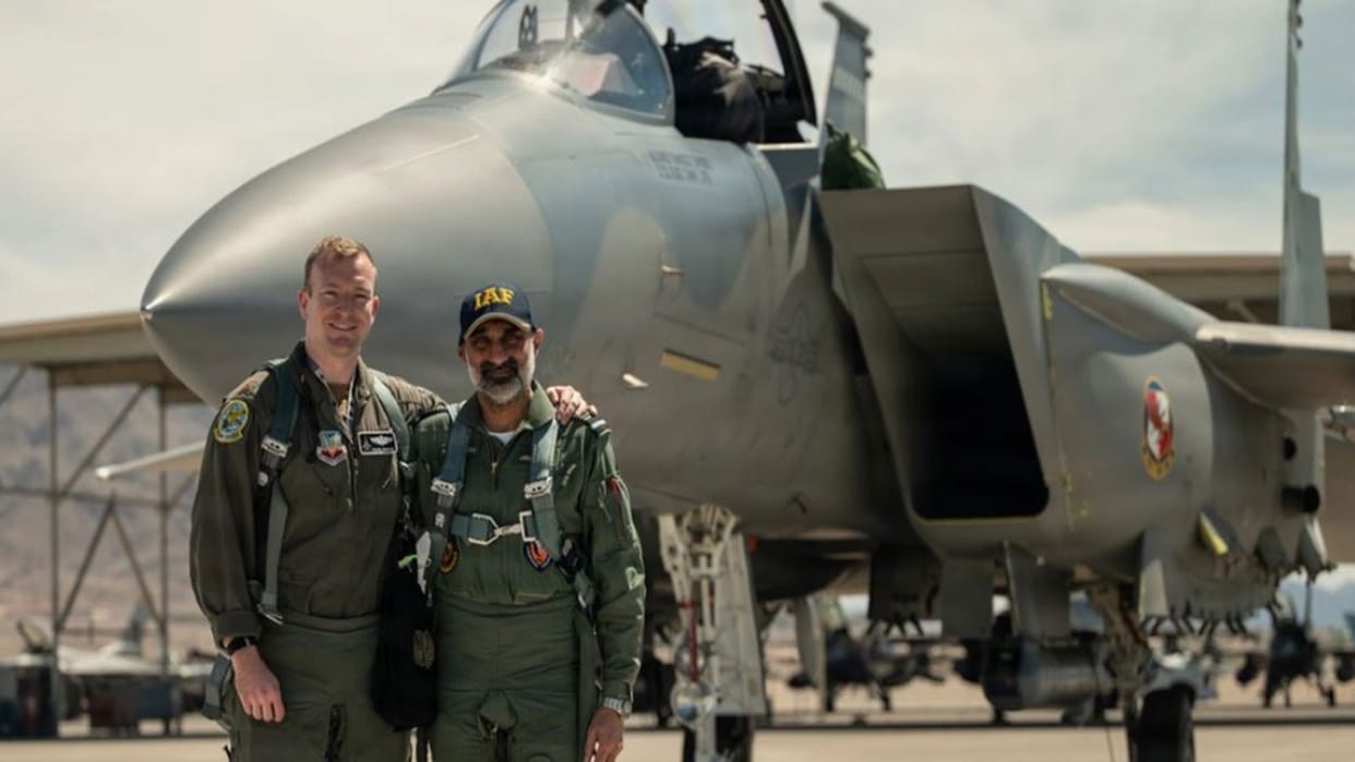 iaf chief amar preet singh f15ex flight us visit india us defense cooperation nellis air base