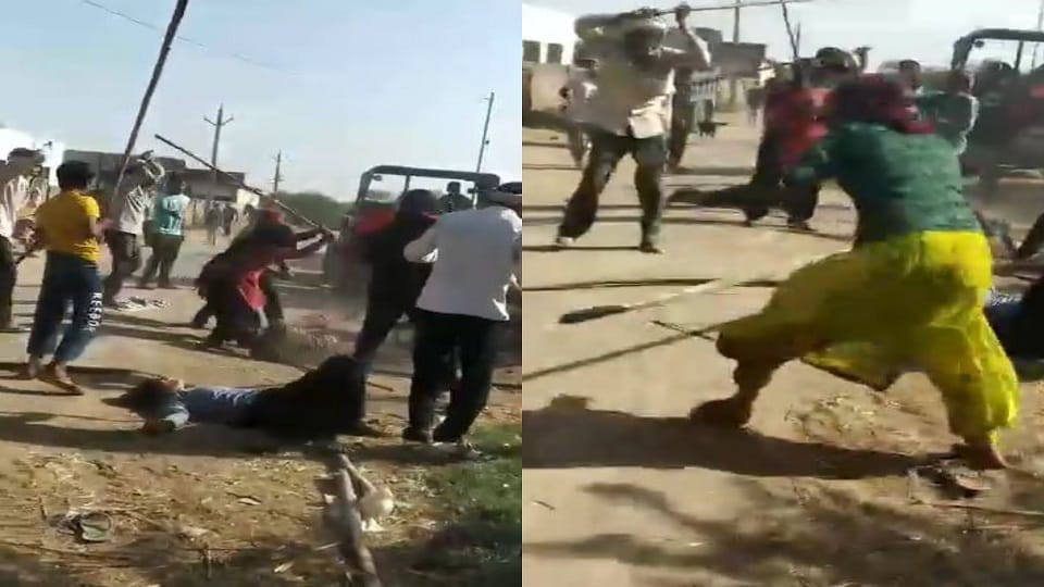 Clash between two group over land encroachment in Barsana in Mathura