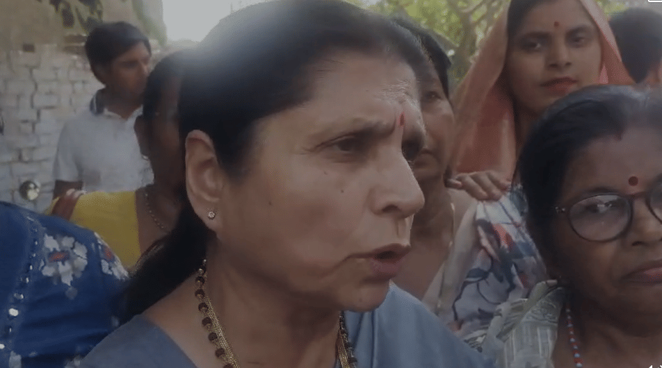 Kannauj Outrage in Chhibramau over the insult to 'Nari Shakti effigies of Rahul Akhilesh burnt
