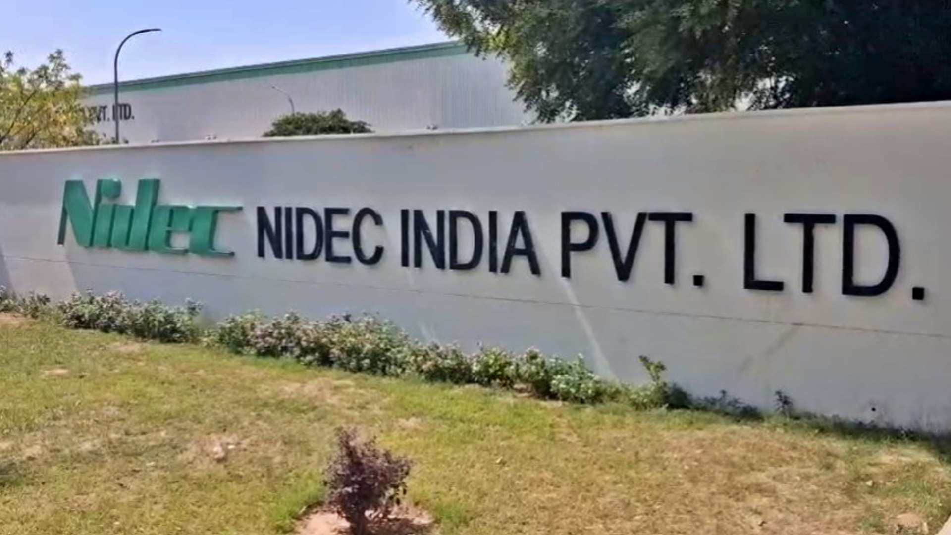 Neemrana Workers Protest 250 Contract Labourers Stage Demonstration Outside Nidec India Plant