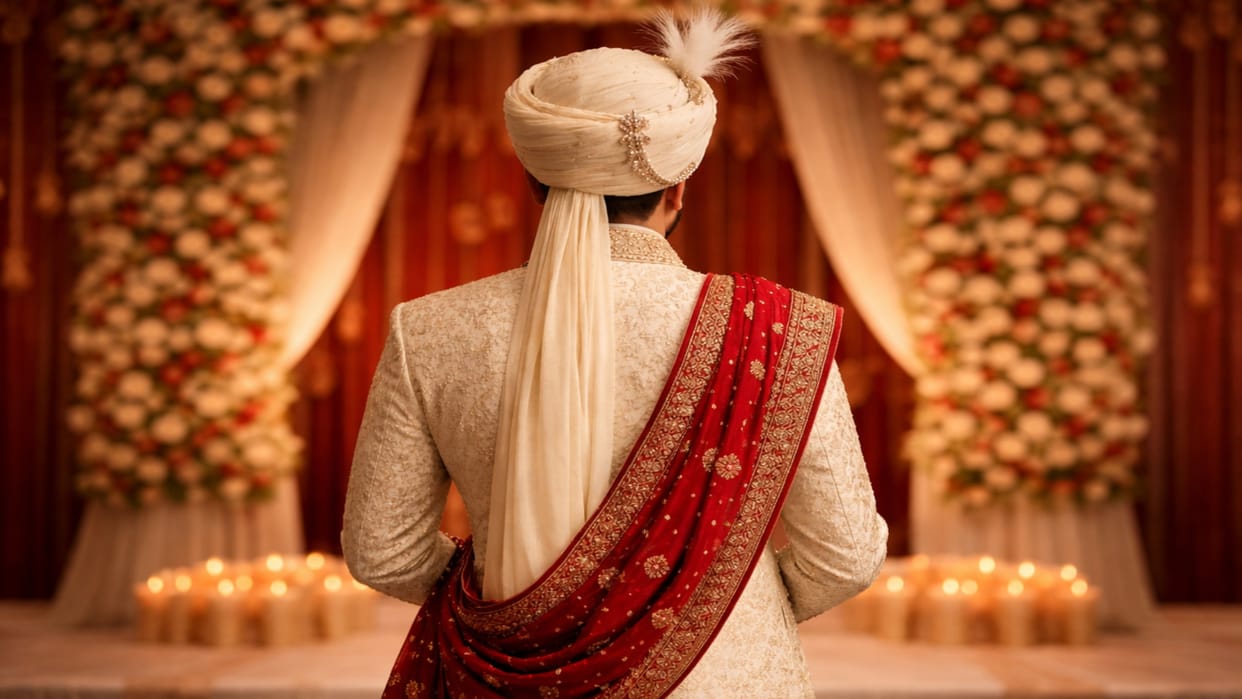 groom died hit by high voltage current during mandap covering; wedding procession to leave on 21 April