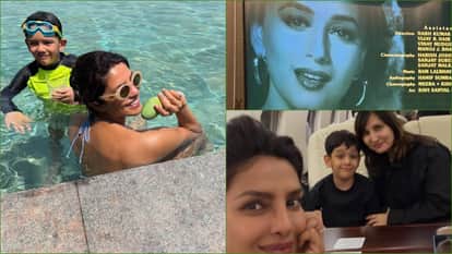 Priyanka Chopra is watching Salman Khan and Aishwarya Rai Bachchan movie Hum Dil De Chuke Sanam