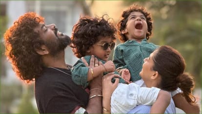 Nayanthara and Husband Vignesh Shivan spending quality time with Kids Shares adorable family photos