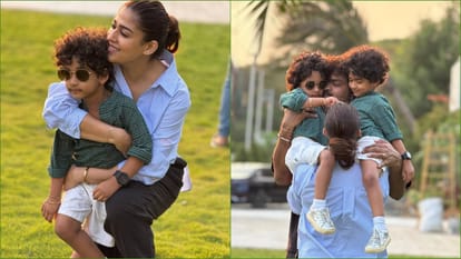 Nayanthara and Husband Vignesh Shivan spending quality time with Kids Shares adorable family photos