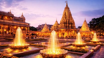Fountains Installed at Vishwanath Dham Adornment to Feature Cooling Offerings Music Sandalwood