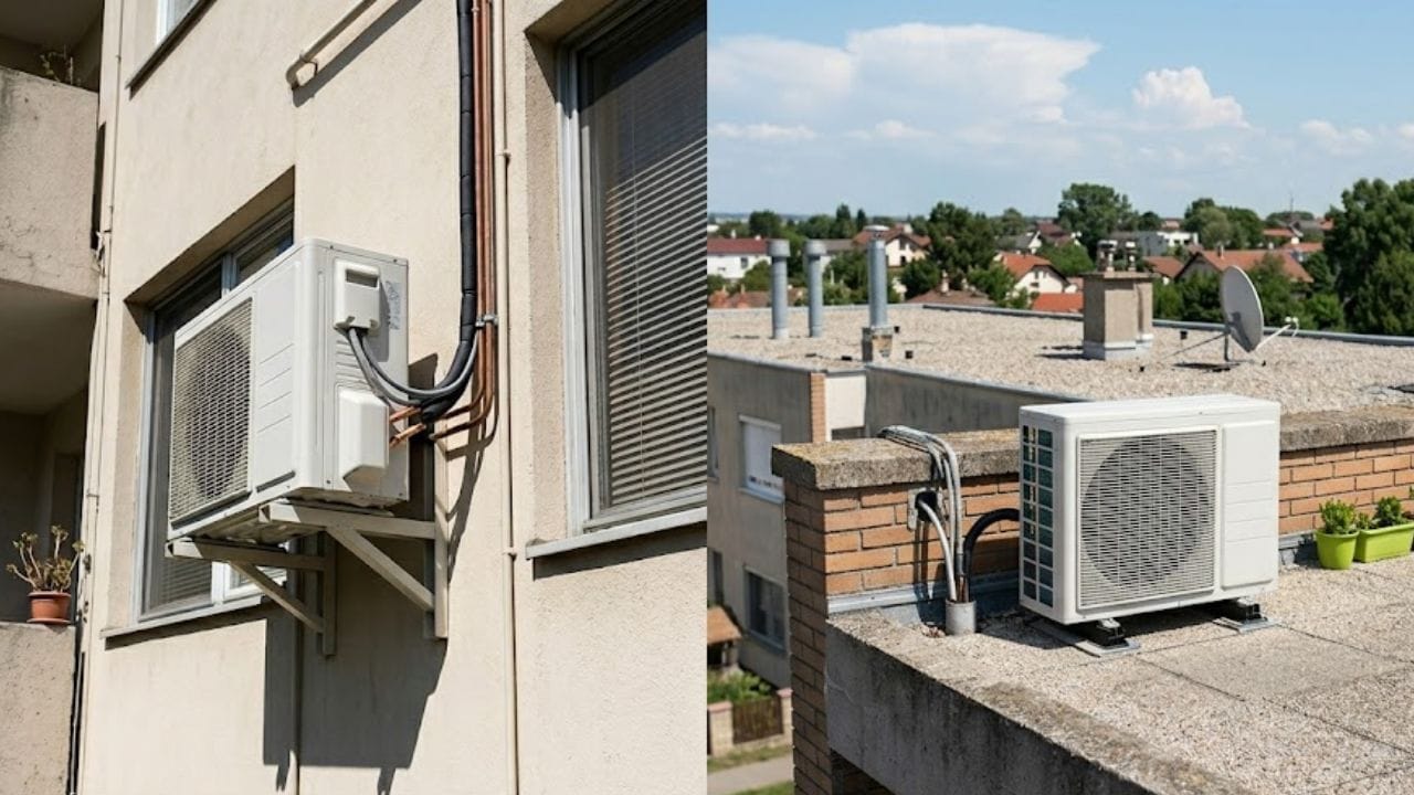 Tips:छत पर रखें या दीवार पर टांगें, Ac के आउटडोर यूनिट की सही जगह क्या ...