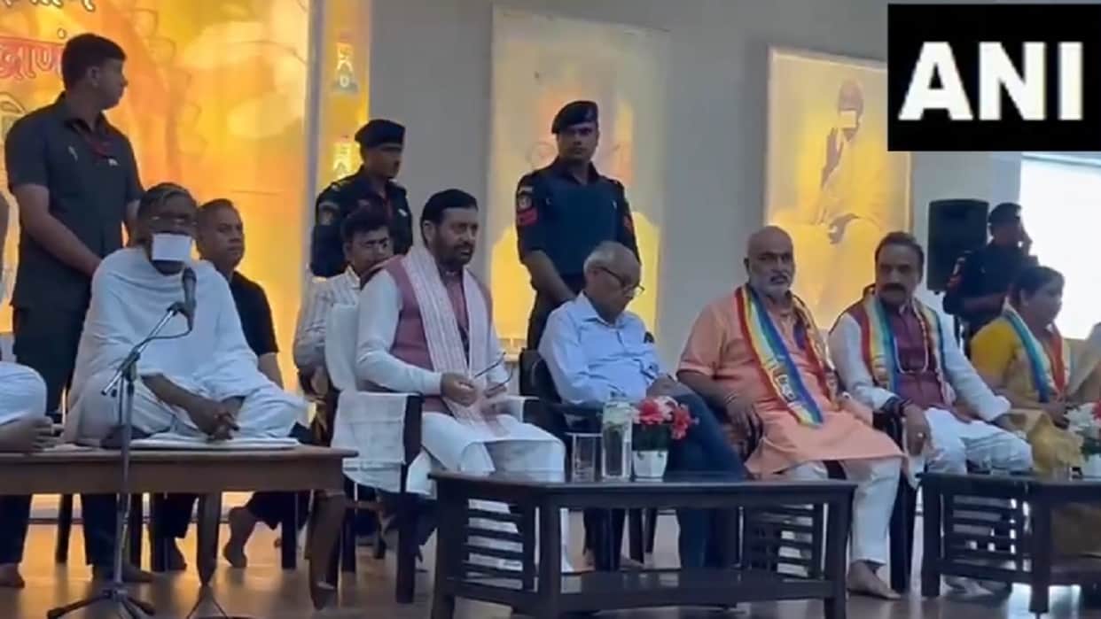 CM Nayab Saini attends special religious gathering at Shri Atma Manohar Jain Aradhana Mandir in Karnal