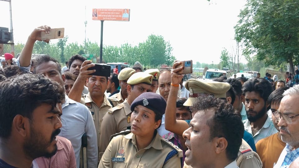 Muzaffarnagar: A drunken altercation took place, a vegetable seller was strangled to death, the body was throw