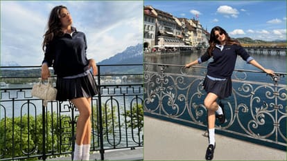 Janhvi Kapoor Shares Beautiful and stunning photos from Switzerland orry and Arjun Kapoor Reacts