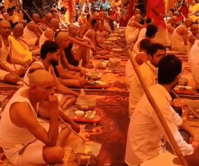 Parashuram Mahotsav 101 Young Brahmins Don the Sacred Thread on the Banks of the Ganges in Kanpur