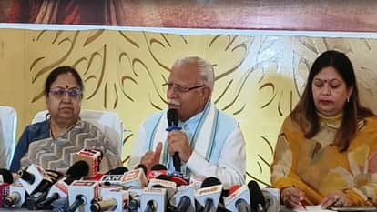 Former Chief Minister Manohar Lal Khattar slams Congress in Jalandhar