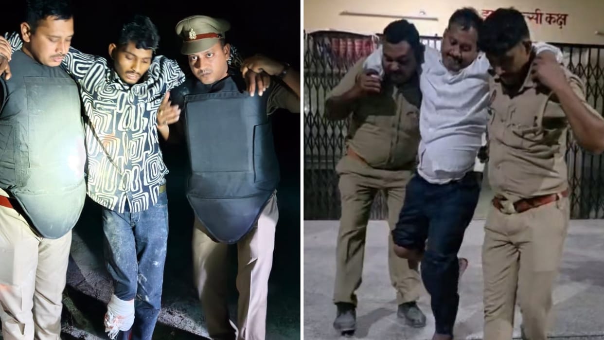Encounters Azamgarh Thief and History-Sheeter Injured Fleeing After Firing at Police Theft Racket Busted PGI