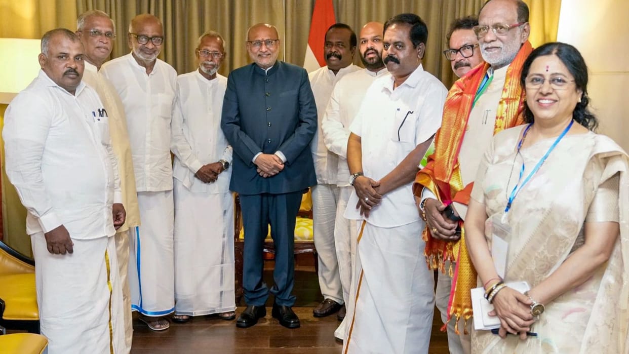 vp radhakrishnan sri lanka visit bilateral ties cyclone ditwah aid