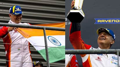 Ajith Kumar Hoists The Indian Flag In Belgium After Securing Podium Finish In The Circuit De Spa Francorchamps