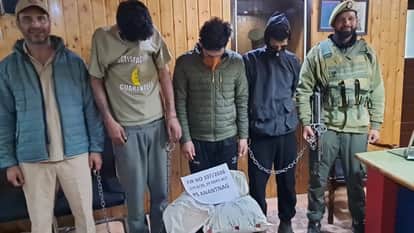 Six smugglers arrested in Anantnag, three FIRs registered