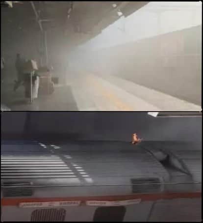 Major Disaster Averted at Bhopal Station: Smoke Emits from Express Train's Generator Car; Undetected for 20 Mi